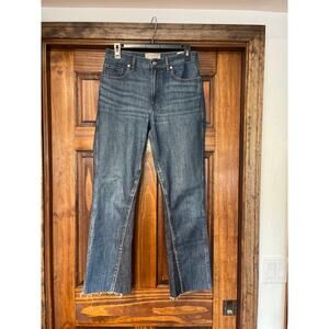 Everlane Mixed denim cropped ankle jeans size 27